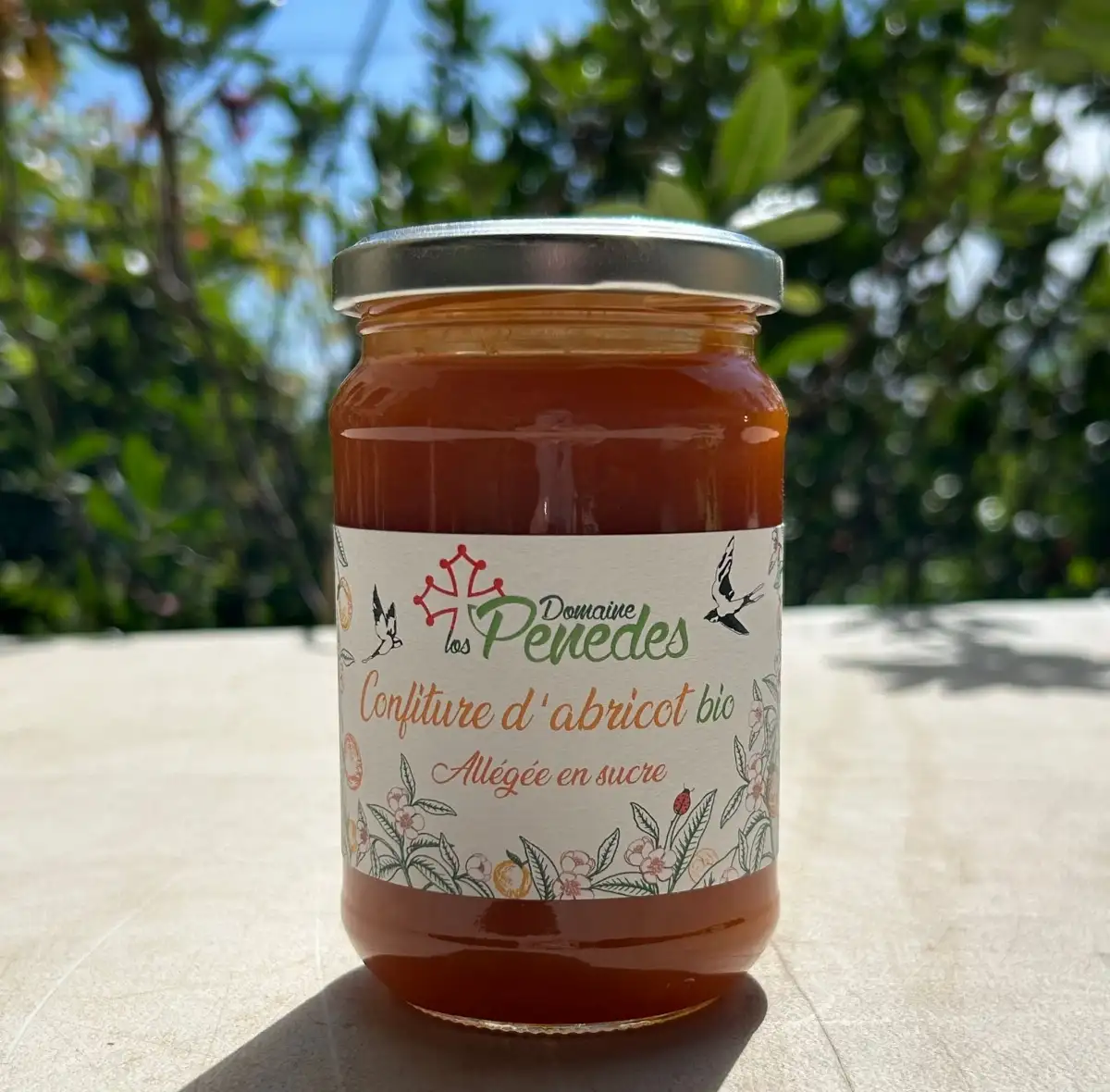 Confiture d'abricots Bio (350g)